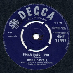 Jimmy Powell (2) Sugar Babe Vinyl 7" USED