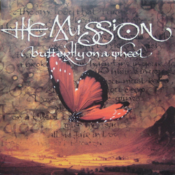 The Mission Butterfly On A Wheel Vinyl 7" USED