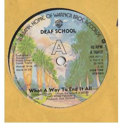 Deaf School What A Way To End It All Vinyl 7" USED