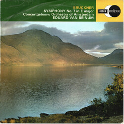 Anton Bruckner / Concertgebouworkest / Eduard Van Beinum Symphony No. 7 In E Major Vinyl LP USED