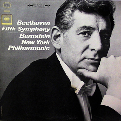Ludwig van Beethoven / Leonard Bernstein / New York Philharmonic Fifth Symphony Vinyl LP USED