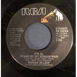 Ronnie Milsap (I'm A) Stand By My Woman Man / Lovers, Friends And Strangers Vinyl 7" USED