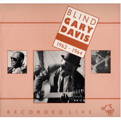 Blind Gary Davis Recorded Live 1962 - 1964 Vinyl LP USED