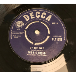 The Big Three By The Way Vinyl 7" USED