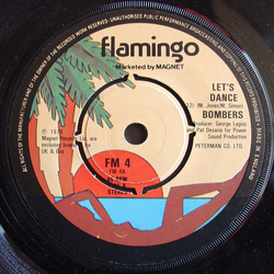 Bombers Let's Dance / Shake Vinyl 7" USED