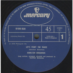 Hamilton Bohannon Let's Start The Dance Vinyl 12" USED
