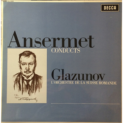 Ernest Ansermet / Alexander Glazunov / L'Orchestre De La Suisse Romande The Seasons • Concert Waltzes Nos. 1 & 2 Vinyl LP USED