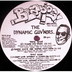 The Dynamic Guv'nors I Can't Live Without U Vinyl 12" USED