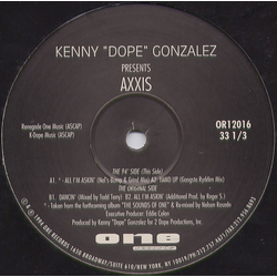 Kenny "Dope" Gonzalez / Axxis All I'm Askin' Vinyl 12" USED