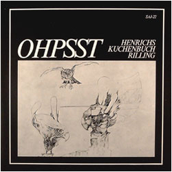 Klaus Henrichs / Ludolf Kuchenbuch / Mikro Rilling OHPSST Vinyl LP USED