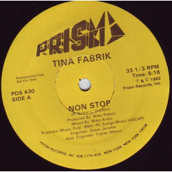 Tina Fabrique Non Stop Vinyl 12" USED