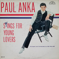 Paul Anka Swings For Young Lovers Vinyl LP USED
