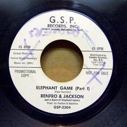 Renfro & Jackson Elephant Game Vinyl 7" USED