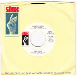 Eddie Floyd Blood Is Thicker Than Water USED VINYL 7INCH 45 RPM SINGLE PROMO STEREO MONO