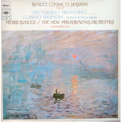 Claude Debussy / Pierre Boulez / New Philharmonia Orchestra Boulez Conducts Debussy Vol. III Vinyl LP USED