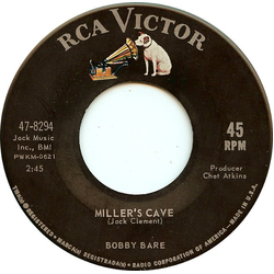 Bobby Bare Miller's Cave Vinyl 7" USED