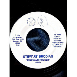 Stewart Brodian Dinosaur Rocker USED VINYL 7INCH 45 RPM PROMO STEREO