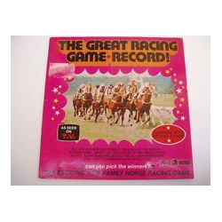 Unknown Artist The Great Racing Game Record Vinyl LP USED