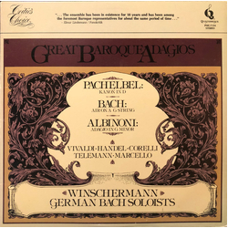 Helmut Winschermann Great Baroque Adagios Vinyl LP USED