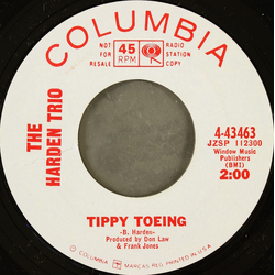 The Harden Trio Tippy Toeing Vinyl 7" USED