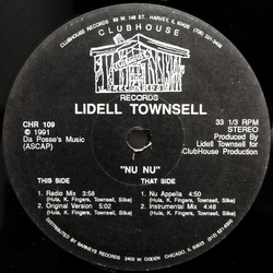 Lidell Townsell Nu Nu Vinyl 12" USED