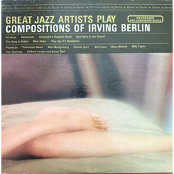 Various Great Jazz Artists Play Compositions Of Irving Berlin Vinyl LP USED