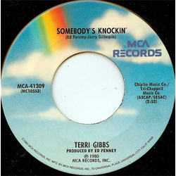 Terri Gibbs Somebody's Knockin' Vinyl 7" USED