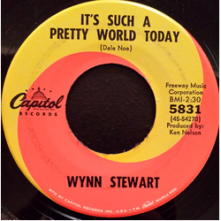 Wynn Stewart It's Such A Pretty World Today Vinyl 7" USED