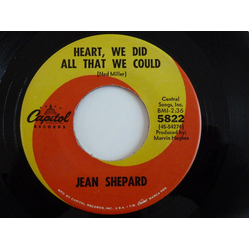 Jean Shepard Heart, We Did All That We Could Vinyl 7" USED