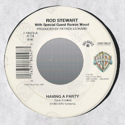 Rod Stewart / Ron Wood Having A Party Vinyl 7" USED