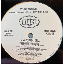 Westworld (2) Lipsyncher USED VINYL 12INCH PROMO