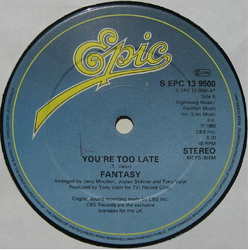 Fantasy (2) You're Too Late Vinyl 12" USED