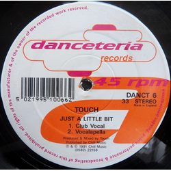 Touch (12) Just A Little Bit Vinyl 12" USED