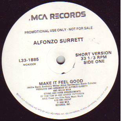 Alfonso Surrett Make It Feel Good Vinyl 12" USED