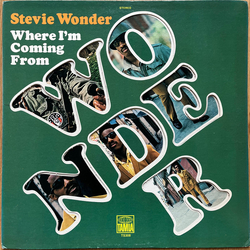 Stevie Wonder Where I'm Coming From Vinyl LP USED
