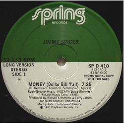 Jimmy Spicer Money (Dollar Bill Y'all) Vinyl 12" USED