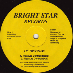 On The House Pleasure Control Vinyl 12" USED