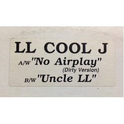 LL Cool J No Airplay / Uncle LL Vinyl 12" USED