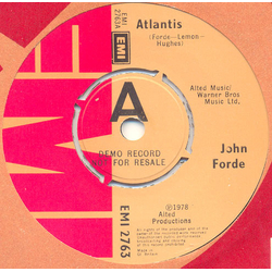 John Forde Atlantis Vinyl 7" USED