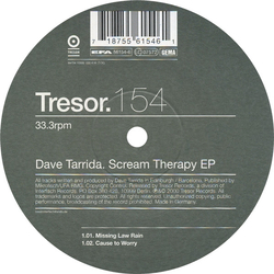 Dave Tarrida Scream Therapy Vinyl 12" USED