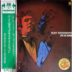 Burt Bacharach Live In Japan Vinyl LP USED