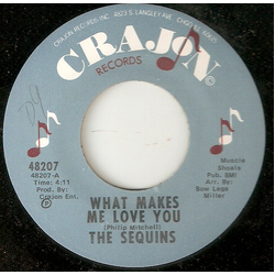 The Sequins What Makes Me Love You / Where's Your Love Been Vinyl 7" USED