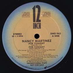 Nancy Martinez For Tonight Vinyl 12" USED