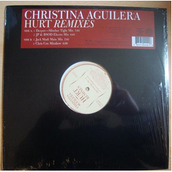 Christina Aguilera Hurt (Remixes) Vinyl 12" USED
