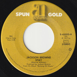 Jackson Browne Stay / Here Come Those Tears Again Vinyl 7" USED
