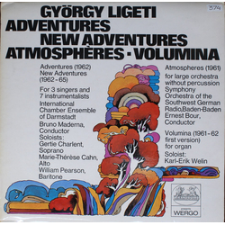 György Ligeti Aventures / Nouvelles Aventures / Atmospheres / Volumina Vinyl LP USED
