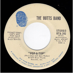 Butts Band Pop-A-Top / Baja Bus USED VINYL 7INCH 45 RPM PROMO