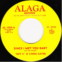 Roy C. Hammond / Linda Caver Since I Met You Baby / Lonely I Was Until The Day We Met USED VINYL 7INCH 45 RPM SINGLE