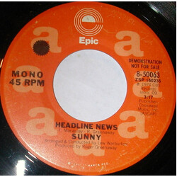 Sunny Leslie Headline News USED VINYL 7INCH 45 RPM SINGLE PROMO STEREO MONO