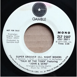 Talk Of The Town (3) Super Groover (All Night Mover) USED VINYL 7INCH 45 RPM PROMO STEREO MONO